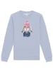 wat? Apparel Sweatshirt Hase in Serene Blue