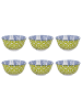 Butlers Schale ORNAMENTS 6er-Set in Blau