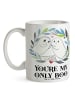 Mr. & Mrs. Panda Tasse Gespenster  Liebe  mit Spruch in Weiß