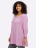 sheego 3/4-Arm-Shirt in orchidee