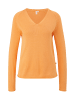 QS Strickpullover langarm in Orange