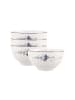 Villeroy & Boch 4er Set Bols Vieux Luxembourg ø 14 cm weiß-blau in weiß-blau