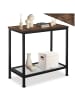 tectake Beistelltisch Filton 60 x 30,5 x 60,5 cm, Industrial Holz dunkel, rustikal