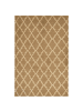 Beliani Geflochtener Teppich MERMER in Beige - (W) 200 x (L) 300 cm