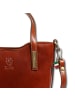 Florence Florence Handtasche Leder braun ca. 24cm