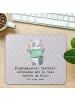 Mr. & Mrs. Panda Mousepad Programmierer Kaffeeheld mit Spruch in Grau Pastell