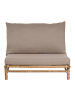 Beliani 6er-Set Sessel TODI in Braun/Beige