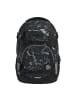 Coocazoo Schulrucksack-Set MATE Reflective Splash in Schwarz 2-teilig