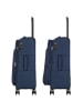 Stratic Fresh 4 Rollen Trolley M 65 cm mit Dehnfalte in navy