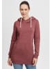 Oxmo Hoodie OXVicky Sweat Pile Hoodie Long in Rot