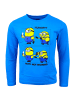 Minions Langarmshirt Minions Bob & Stuart in Blau