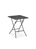 relaxdays Gartentisch in Grau - (B)62 x (H)73 x (T)62 cm