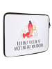 Mr. & Mrs. Panda Notebook Tasche Hummer Weizen mit Spruch in Weiß