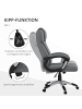 Vinsetto Bürostuhl-66L x 75B x 110-120H cm-Grau