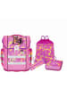 McNeill Schulranzen-Set 4-tlg Ergo Mac DIN Crazy Cat in pink