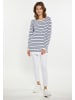 usha BLUE LABEL Damen Pullover in WEISS MARINE