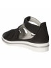 WALDLÄUFER orthopädische Sandalette in schwarz