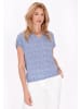 Usha Women Blouse in blue white