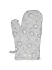 Greengate Ofenhandschuh LARYN Grau mit Pusteblumen