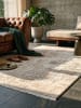 KADIMA DESIGN Teppich Kurzflor Abstrakt pflegeleicht Wohnzimmer Schlafzimmer Flur in Beige