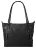 SPIKES & SPARROW Shopper echt Leder in schwarz