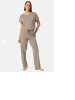 Schiesser Pyjamahose Mix Relax in clay