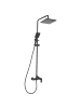 Beliani Wannenarmaturen CATAGENA in Schwarz - (W) 19 x (H) 93 cm