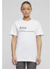 Mister Tee Mister Tee Damen Love Definition T-Shirt Round Neck in white