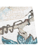 Beliani Kurzflor ARIHA in Bunt/Blau/Beige - (W) 140 x (H) 140 x (L) 200 cm