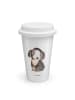 Mr. & Mrs. Panda Coffee Becher Hund Entspannen ohne Spruch in Weiß