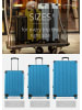 Hauptstadtkoffer Q-Damm - Großer Koffer Hartschale XL Trolley, TSA, 68cm, 4 Rollen, 133 L in Cyanblau