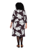 Ulla Popken Kleid in mahagoni