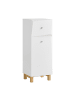 SoBuy Waschschrank in Reinweiß - (W) 30 x (H) 90 x (L) 34 cm