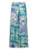 CARTOON Palazzo-Hose mit Gummizug in Green/Blue