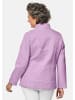 GOLDNER Kurzgröße:  Jacke mit floraler Steppung in pastelllila