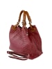 Florence Florence Handtasche, Umhängetasche Leder dunkelrot, bordeaux ca. 31cm