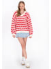 myMo Sweater in red multicolor