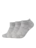 Skechers Socken Unisex 3p Basic Sneaker Mesh Ventilation in Light Grey Melange 3390