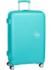 American Tourister Koffer & Trolley SoundBox Spinner 77 EXP in Poolside Blue