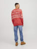 Jack & Jones Strickpullover in Rococco Red