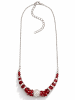 collezione alessandro Kurze Kette " Miriam " in rot