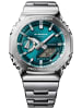 Casio G-Shock Classic Armbanduhr Silberfarben/Petrol