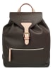 Bugatti Rucksack ELLA Kunstfaser in dunkelbraun