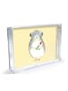 Mr. & Mrs. Panda Objektrahmen Chinchilla Blume ohne Spruch in Gelb Pastell