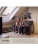 tectake Sofa Viborg, 121,5 x 77 x 91 cm, grau