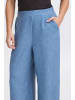 ICHI Casual Hose IXREMI Loose fit in Coronet Blue w. pinst.