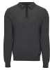 Threadbare Langarmshirt Barrow in Mid Grey Marl