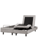 Beliani Doppelbett DUKE II in Grau/Schwarz - (W) 160 x (H) 37 x (L) 200 cm