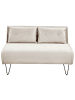 Beliani 2-tlg Sitzgruppe VESTFOLD in Beige/Schwarz