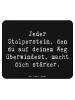 Mr. & Mrs. Panda Mouse Pad Spruch Stolpersteine im Alltag meiste... in Schwarz